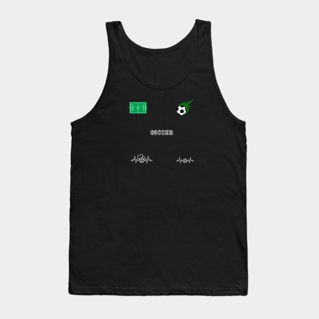 Soccer Lover Tank Top by BlackMeme94